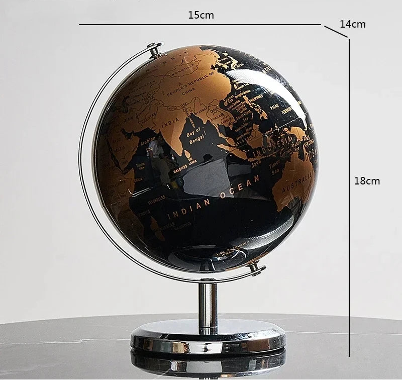 Globo Terrestre Rotativo - CasaZaki