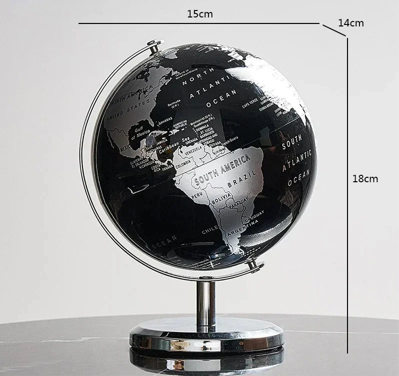 Globo Terrestre Rotativo - CasaZaki
