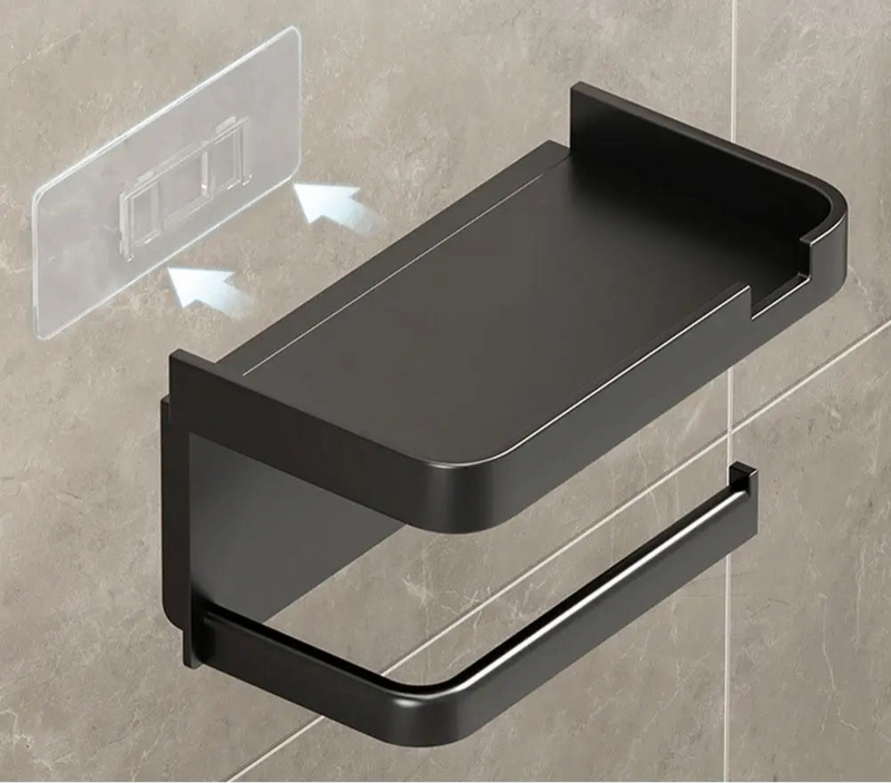 Suporte de Papel Higiênico com Apoio - CasaZaki