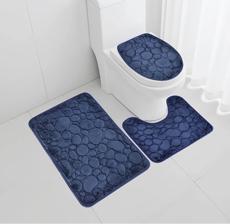 Kit de Tapete Antiderrapante para Banheiro - CasaZaki