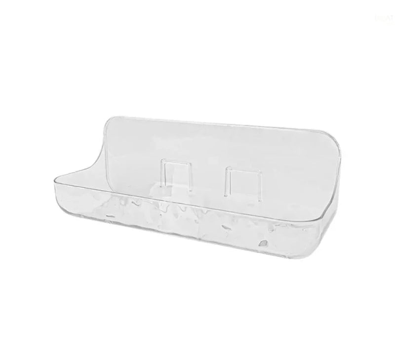 Prateleira Transparente sem Furos para Banheiro - CasaZaki