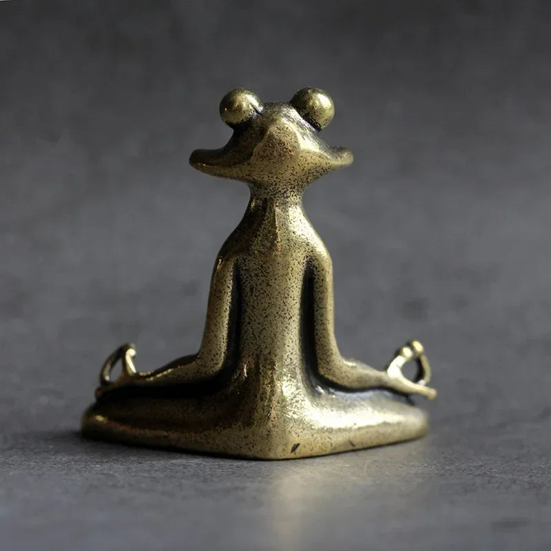 Suporte de Incenso Sapo Meditando - CasaZaki
