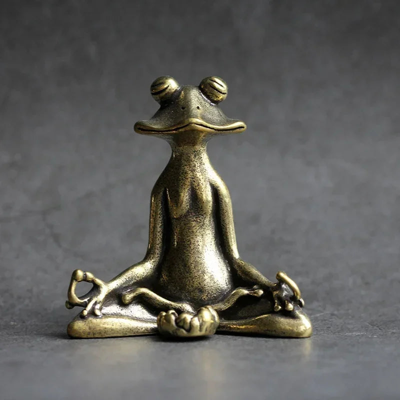 Suporte de Incenso Sapo Meditando - CasaZaki