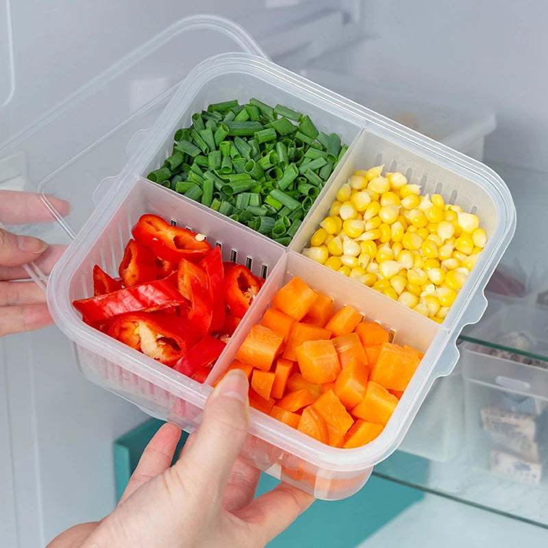 Organizador de Geladeira com Divisórias - CasaZaki
