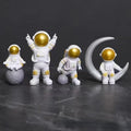 Estátua de Astronauta 4 Peças - CasaZaki