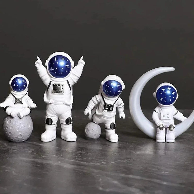 Estátua de Astronauta 4 Peças - CasaZaki